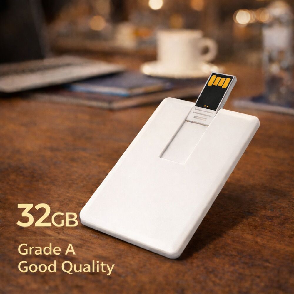 USB Flashdisk Kartu 32 GB Blank Card