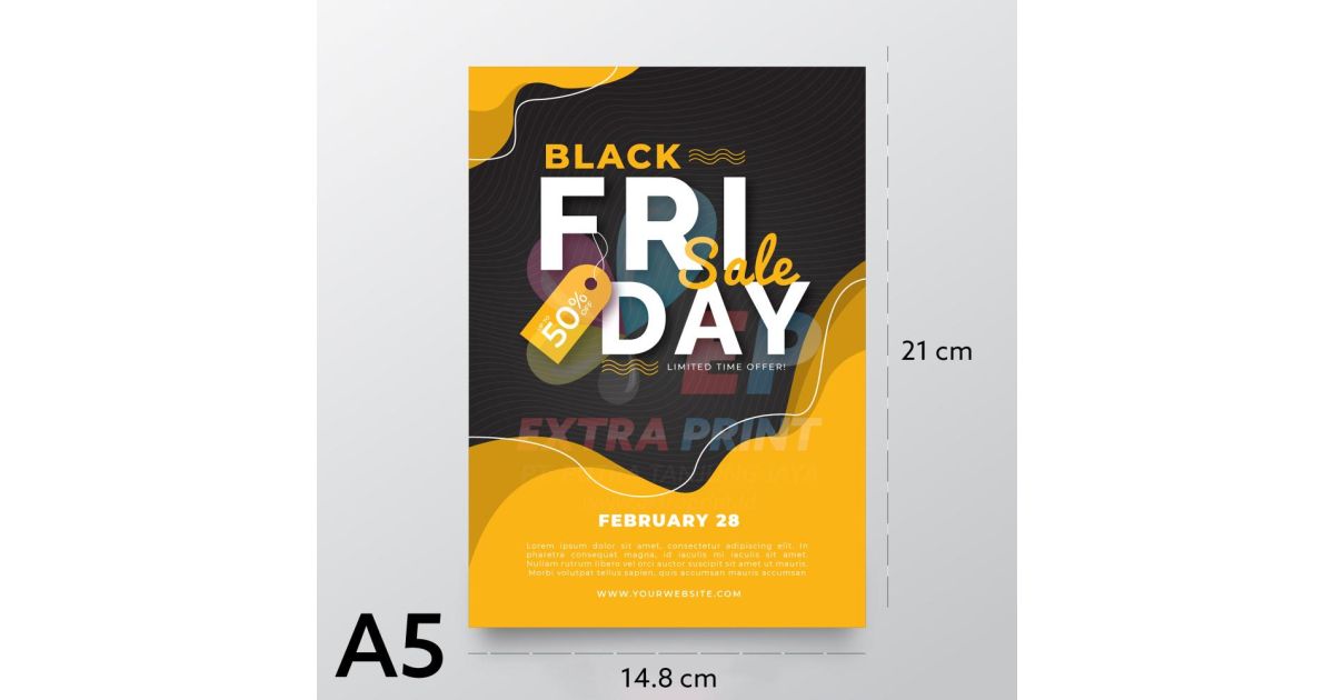 Cetak Brosur A5 Matte Paper 150g 1 Sisi